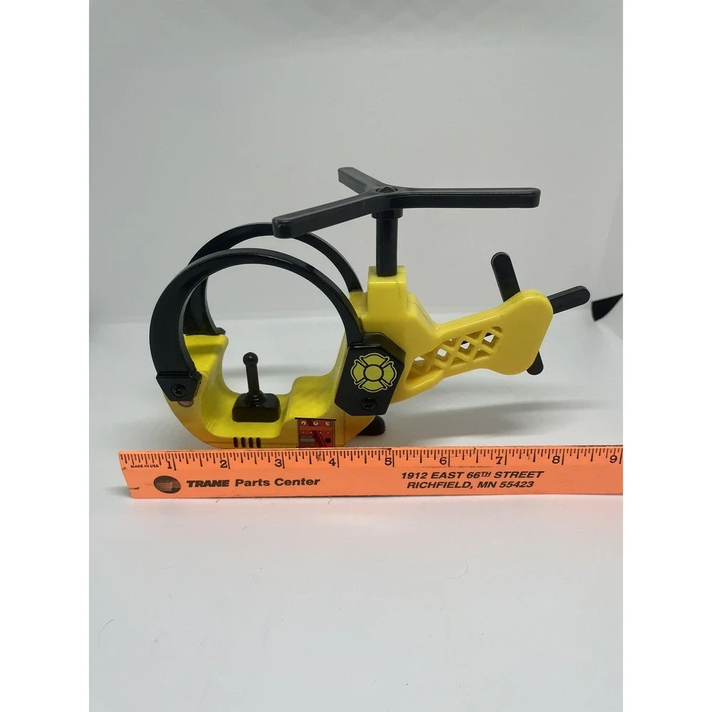 2011 Kidkraft Helicopter‎ Plastic Rescue Helicopter Black Yellow